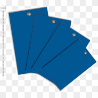 Blue Write-on Vinyl Tag - Cardstock Equipment Tags, HD Png Download