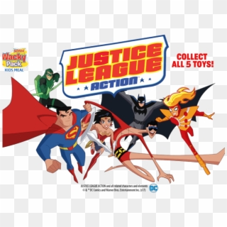 Wonder Woman Clipart Justice League - Justice League Action Characters, HD Png Download
