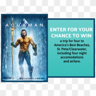 Aquaman Contest Banner - Jason Momoa Aquaman, HD Png Download