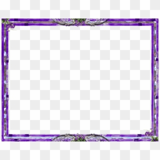 Purple Frame Transparent Background Png - Picture Frame, Png Download