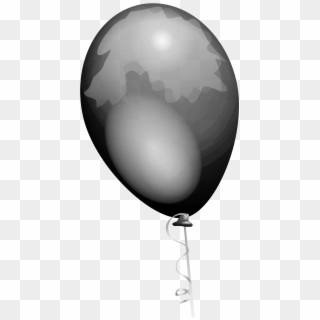 Clipart Balloon Grey - Balão Azul Em Png, Transparent Png
