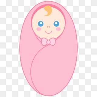 Baby Balloons Clip Art - Baby Girl Drawing, HD Png Download