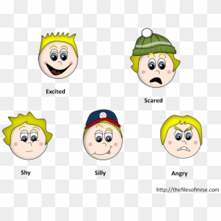 Emotion Faces Clipart - Different Emotions Clip Art, HD Png Download