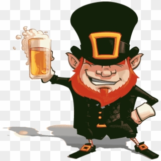 Leprechaun Napkins @ Blue Bamboo Center For The Arts - Beer Cheers Cartoon, HD Png Download