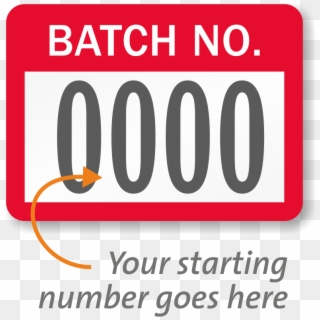 Label, Numbering, Pack Of - Fire Extinguisher Number Label, HD Png Download