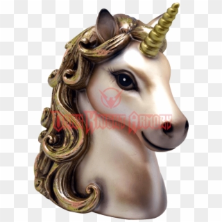 Golden Unicorn Head, HD Png Download