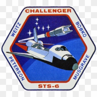 Sts 6 Patch - Space Shuttle Challenger Sts 6, HD Png Download