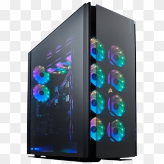 Intel C621 2-way Gpu Tower Gaming Desktop - Corsair Obsidian 1000d Rgb, HD Png Download