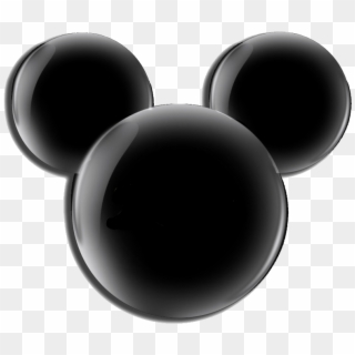 Mickey Mouse Clipart Black And White - Transparent Background Mickey Mouse Head, HD Png Download