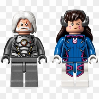 You Will Earn 6 Reward Points By Buying This Product - Lego Dva And Reinhardt, HD Png Download