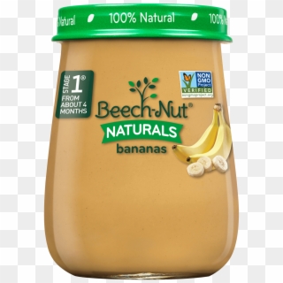 Naturals Bananas Jar - Beech Nut Baby Food Stage 1, HD Png Download