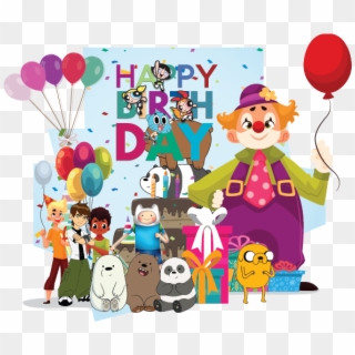 Birthday Parties - “ - Happy Birthday We Bare Bears, HD Png Download