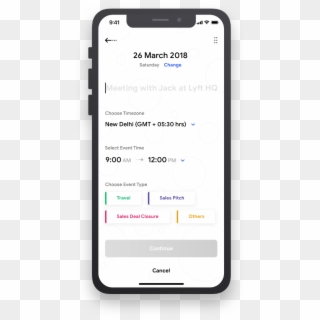 Creating A New Meeting Appointment For Calendar - Iphone, HD Png Download