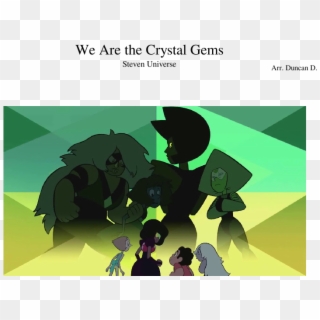 We Are The Crystal Gems Sheet Music Composed By Arr - Steven Universe Extended Theme, HD Png Download