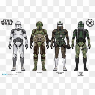 Dessins, Star Wars Guerre Des Clones, Illustrations - Star Wars 41st Green Company, HD Png Download