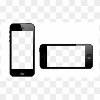 Two Iphones With Knockout Screens - 16 9 Phone Png, Transparent Png
