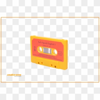Compact Cassette, Audio Tape, Audio Cassette, Orange, - Electronics, HD Png Download