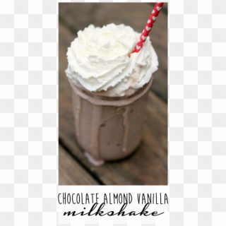 Chocolate Almond Vanilla Milkshake - Cupcake, HD Png Download