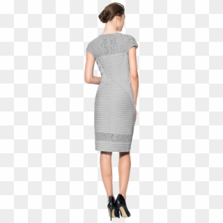 Cutout Woman Gray 10% Back People Png, People Crowd, - Woman Back Png, Transparent Png