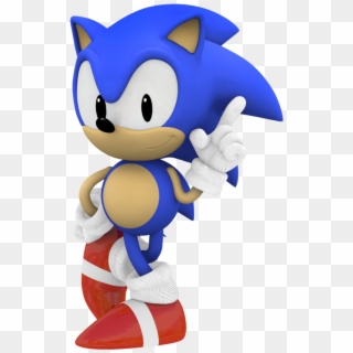 Classic Sonic From Sonic Generations By - Classic Hypersonic The Hedgehog, HD Png Download