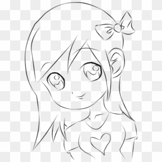 Anime Girl Easy With Anime Girl Chibi Displaying 19 - Chibi Girl Easy To Draw, HD Png Download