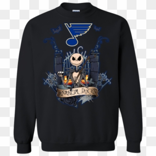 St Louis Blues Jack Skellington This Is Halloween Nhl - Girl Who Love Shirt, HD Png Download