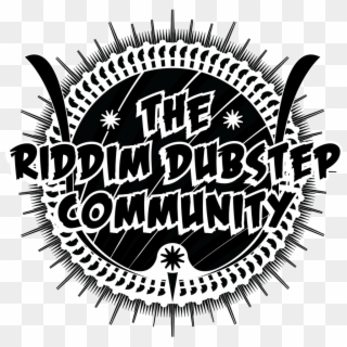 Riddim Dubstep Community Logo Black And White Excursion - Riddim Dubstep Community, HD Png Download