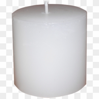 White Classic Pillar Candle 5cm X 5cm - Candle, HD Png Download