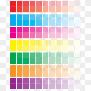 Let's Use This Color Swatch Template As Our Reference - Colores Pastel Rgb, HD Png Download