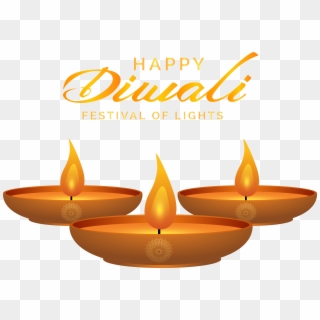 Happy Diwali Transparent Png Clip Art Image Ⓒ - Happy Diwali Diya Png, Png Download