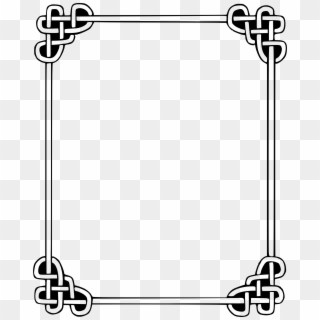 Celtic Border Designs - Celtic Knot Border Png, Transparent Png