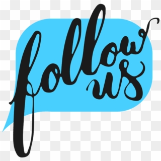 Follow Us Png - Typography, Transparent Png
