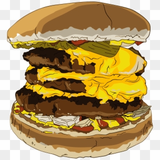 Medium Image - Cheeseburger Clip Art, HD Png Download