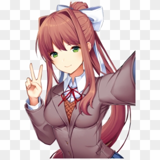 Upright Simple - Monika After Story Sprite Packs, HD Png Download - vhv