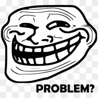 Hmmm Problem - 9gag Troll Face, HD Png Download