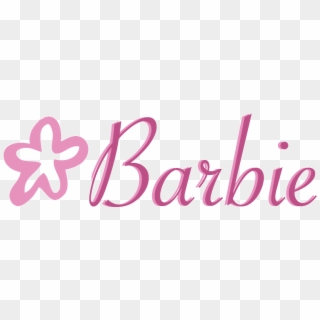 Barbie Florwers Png Logo - Barbie Png Logo, Transparent Png