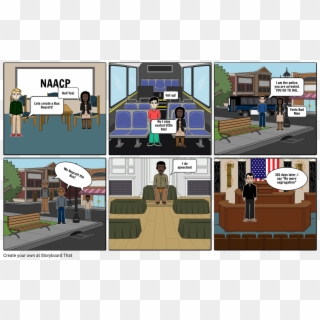 Lets Create A Bus Boycott ﻿﻿﻿﻿naacp Hell Yea ﻿ No - Storyboard, HD Png Download