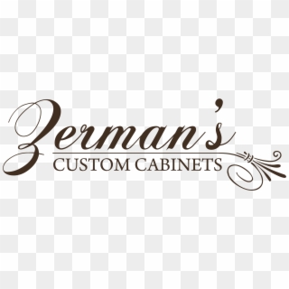 Zerman's Custom Cabinets - Calligraphy, HD Png Download