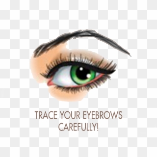 Fill In The Eyebrows With The Powder - Eyebrow, HD Png Download