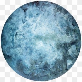 Blue Moon Png - Circle, Transparent Png