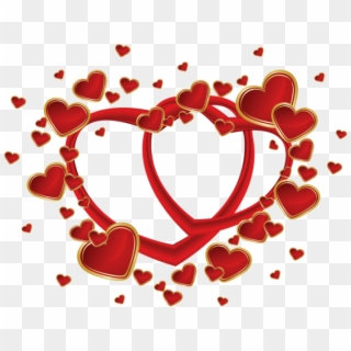 Free Png Transparent Red Hearts Png - Valentine Day Background Png, Png Download