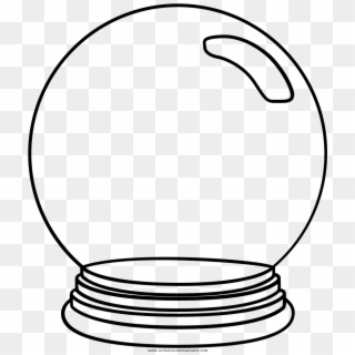 Crystal Ball Drawing Picture - Easy Crystal Ball Drawing, HD Png Download
