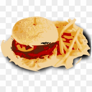 This Free Icons Png Design Of Burger & Fries, Transparent Png