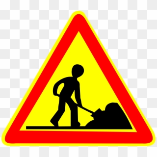 Open - Panneau Travaux, HD Png Download