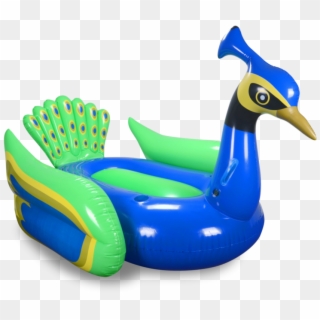 Pool Float Png - Inflatable Peacock, Transparent Png
