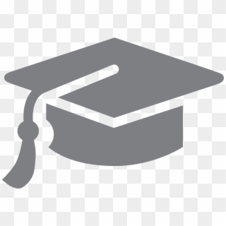 Graduation Cap Gray - Graduation Cap Icon Blue, HD Png Download