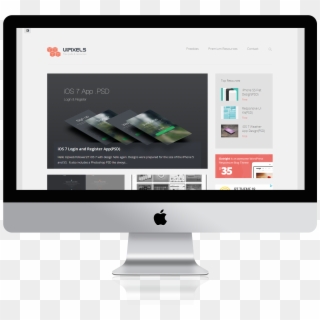Apple Mockup Pro Imac Air Large Mac Clipart - Mock Up Mac Png, Transparent Png