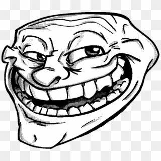 Trollface Png Transparent - Troll Face Meme Clipart (#983329) - PikPng