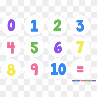 Download 1 To 10 Numbers Png Background - Maths Numbers 1 10, Transparent Png