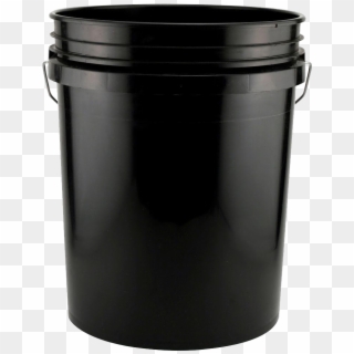 Black 5 Gallon Bucket, HD Png Download